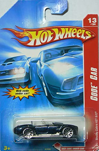 SHELBY COBRA 427 S/C Hot Wheels 2007 Code Car Series Convertible 1:64 Scale Collectible Die Cast Car Model #97