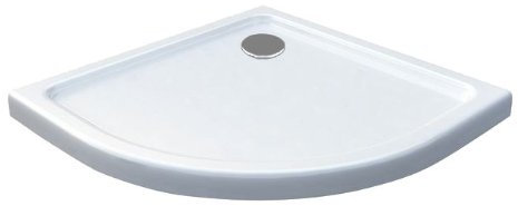 50 mm Duschtasse Viertelkreis 90 x 90 cm