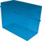 helit H6904630 - Karteikarten Box „the index“ DIN A6 quer, Kleinkartei blau translucent für ca. 400 Karten