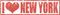 I Love New York United States Heart Stamp Hochwertigen Auto-Autoaufkleber 12 x 5 cm