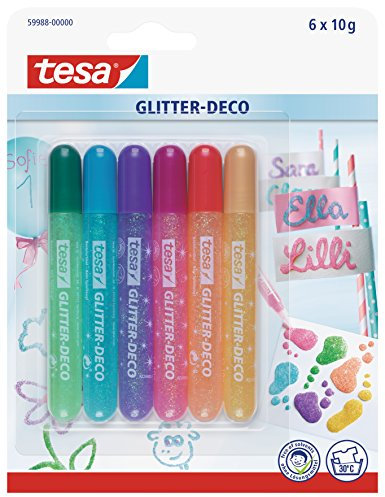 tesa® Glitter-Deco, Candy, 6er Packung, 59988-00000-00