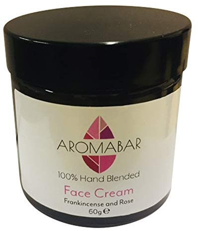 Aromatherapy Frankincense & Rose Moisturiser Face Cream 60g Paraben Free