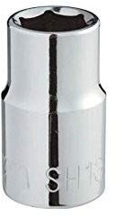 SAM Outillage SH-12 Douille courte 1/2 6 Pans de 12 mm