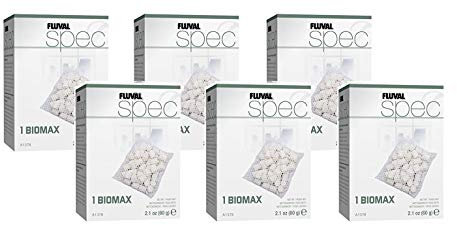 Fluval Spec 6 Pack of Biomax Aquarium Filter Media