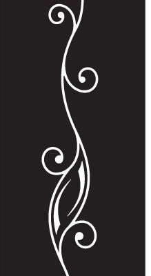 Apalis Fensterfolie Sichtschutzfolie selbsthaftend Ornament III Frosted 80 x 20cm
