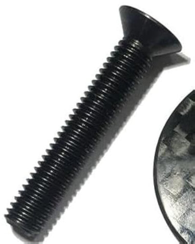 2 Stücke Titan Schraube M6 x 35 Senkkopf Schwarz für steuersatz. Titanium screw