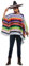 Smiffys Poncho, Mehrfarbig