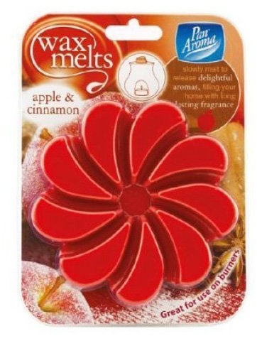 PAN AROMA WAX MELTS APPLE & CINNAMON FOR OIL BURNERS HOME FRAGRANCE by Pan Aroma