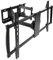 Tooq LP75100TN-B - Soporte de Pared VIDEOWALL para TV de 60 a 100 hasta 80Kg de Peso, Distancia a la parde Desde 70 mm hasta 625 mm, Vesa máximo 600 x 900, inclinación -15+5°, Color Negro