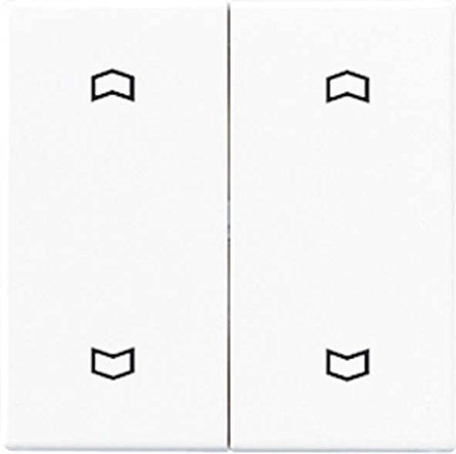 Jung knx - Tecla doble pulsador 2 fases a500 blanco alpino