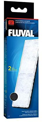 Fluval U3 Poly-Aktivkohle Filtereinsatz 2 Pack