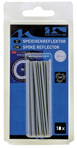 M-Wave Speichenreflektor 3 M Scotchlite, grau
