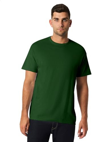 Gildan Mens Heavy Cotton Short Sleeve T-Shirt (XL) (Forest Green)