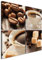 murando - Wandbilder Set Kaffee Coffee 40x40 cm 4 Teilig je 20x20 Vlies Leinwandbild Kunstdruck modern Wandbilder XXL Wanddekoration Design Wand Bild mehrteilig - Küche 9070016