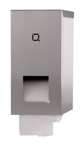ALLCARE 6820 Qbic-line QTR2 SSL Edelstahl 2 Rollen Spender Standard-Rollen