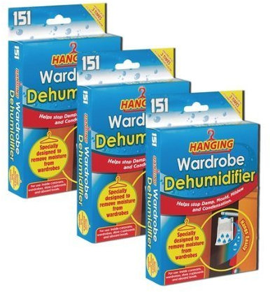 3 x 3pk Small space dehumidifier bags by 151