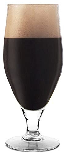 Arcoroc FB695 Cervoise Stemmed Head First Beer Glass, 380mL Capacity, Pack of 6