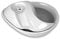 Pioneer Pet Raindrop Ceramic Drinking Fountain for Pets, White