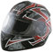 Nerve Integralhelm, Schwarz/Rot, XXL