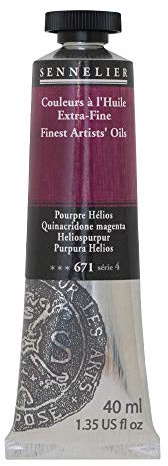 SENNELIER Artists' Extra Fine Oil, 40 ml Tube, Series 4, Quinacridone Magenta, (10-130411-671)