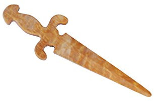 Holzspielerei Dolch Aladin in einem Stück geölt