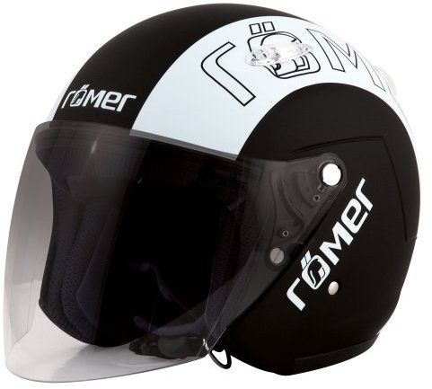 Römer RR 10-16 Gr. XL Jethelm Raceline, schwarz / weiß