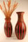 Design-Vase LORA, afrikanische Vase aus Bambus, Afrika, Bambusvase, rechte Vase, Höhe 57 cm