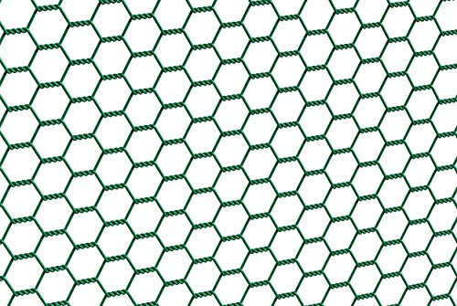 Alberts 614218 Sechseckgeflecht | verschiedene Längen und Höhen - wahlweise in verschiedenen Farben | grün | Maschung 13 mm | Höhe 100 cm | Länge 25 m