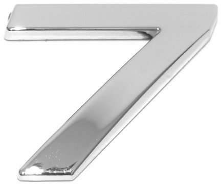 Eufab 30343 3d-number 7 car-logo