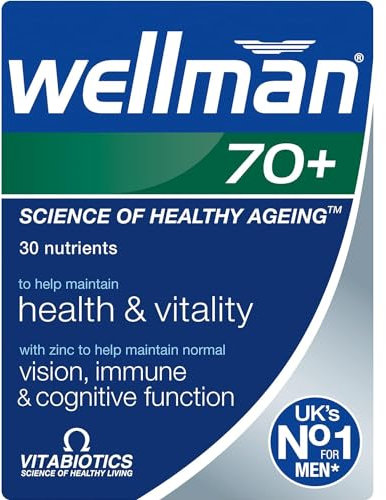 Vitabiotics Wellman Multivitamin Tablets for Men Over 50 Years, Wellman