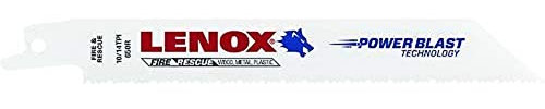 Lenox Tools Bi-Metal Reciprocating Saw Blade, 152mm, 10/14 TPI, 2-Pack (20592650R)