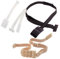 Backless Low Back Bra Strap Converter Extender - Choose Your Colour White - Black or Nude or Pack of 3