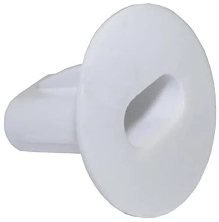 10 x White Double Wall Entry Grommets by Auline® Tidy Solution for Feeding Twin Aerial/Satellite Cable