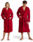 Möve Unisex Superwuschel Kapuzenbademantel, Ruby, XL EU