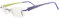 Switch it! Combi 3118 Brille Montur Wechselbrille Garnitur – lila-gelbgrün