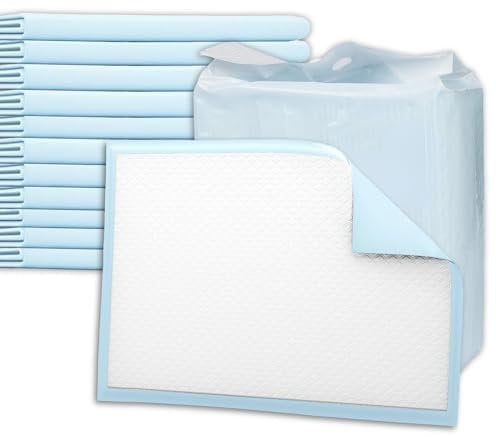 Wickel-, Baby-, Kranken-, Einmalunterlage aus Vlies, 40 x 60 cm 6 lagig in blau (20)