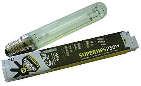 PowerPlant Super HPS Red Spectrum Flowering Lamps/Bulbs 250W 400W 600W 1000W (250w)