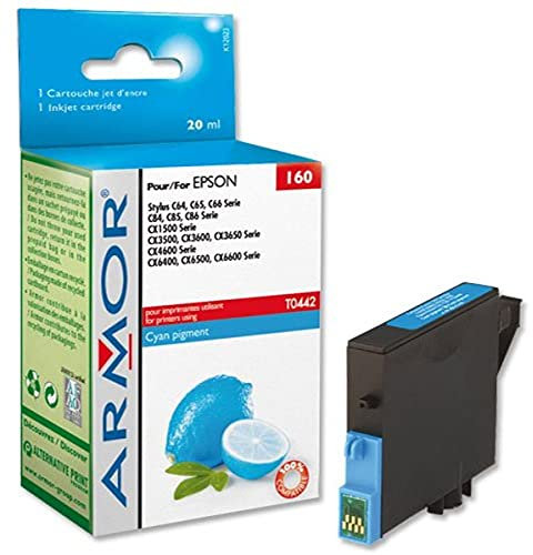 Armor Tintenstrahldruckerkartusche hohe Kapazität für Epson DURABrite T044240 oder entsprechende Modelle Cyan