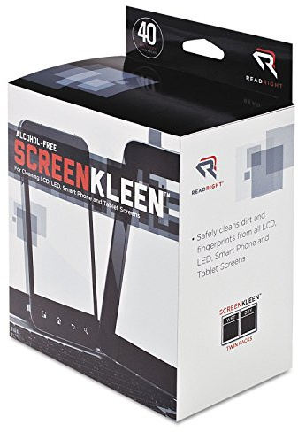 Advantus Screen Kleen Cleaning Wipes, Pack of 40