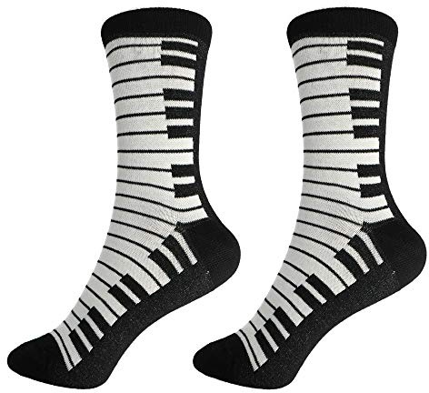 mugesh Musik-Socken Tastatur (31/34) - Schönes Geschenk für Musiker