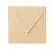Paper24 50 quadratische Briefumschläge 155 x 155 mm mit Spitzlasche, 120g, Farbe: 03 Camel