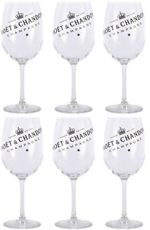 Moët & Chandon Ice Imperial Lot de verres à champagne transparents