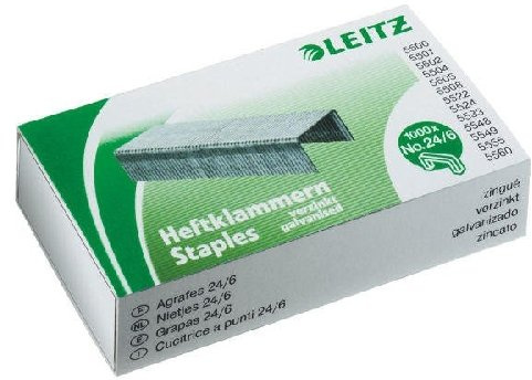 Heftklammern 24/6 verzinkt LEITZ 5570-00-00 1000St