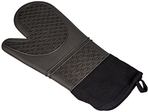Sambonet Gadgets Guanto da Forno, Silicone, Grigio, 36.5x19x1.5 cm