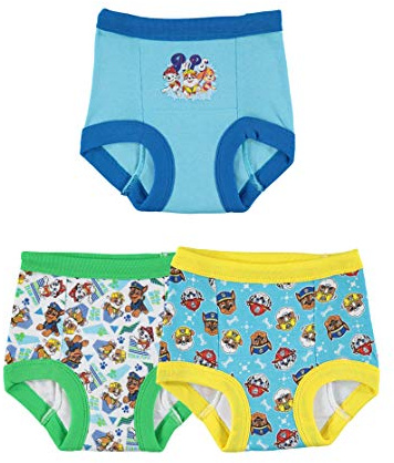 Paw Patrol Boys Toddler Potty Training Pant and Starter Kit with Stickers and Tracking Chart in Sizes 18m, 2t, 3t, 4t, 3-Pack Training Pant, 24 Months