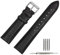 TStrap Uhrenarmband 20mm - Leder Armband Herren - Lederarmband Uhrenband mit Edelstahl Dornschließe - 14mm 16mm 18mm 19mm 21mm 22mm 23mm 24mm