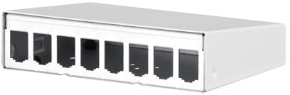 METZ CONNECT Modul AP-Gehäuse 8 Port reinweiß, unbestückt