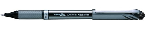 Pentel Energel BL27-A Roller Ball Pen (Medium) - Black (Pack of 12 pens)