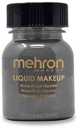 Mehron Liquid Make-up - Monster Grey (30 Ml)