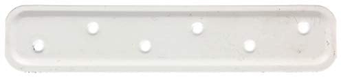 Alberts 849696 Flachverbinder | geprägt | weiß kunststoffbeschichtet RAL 9010 | 180 x 40 mm | 20er Set